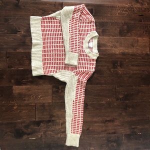 cropped 70's sweater